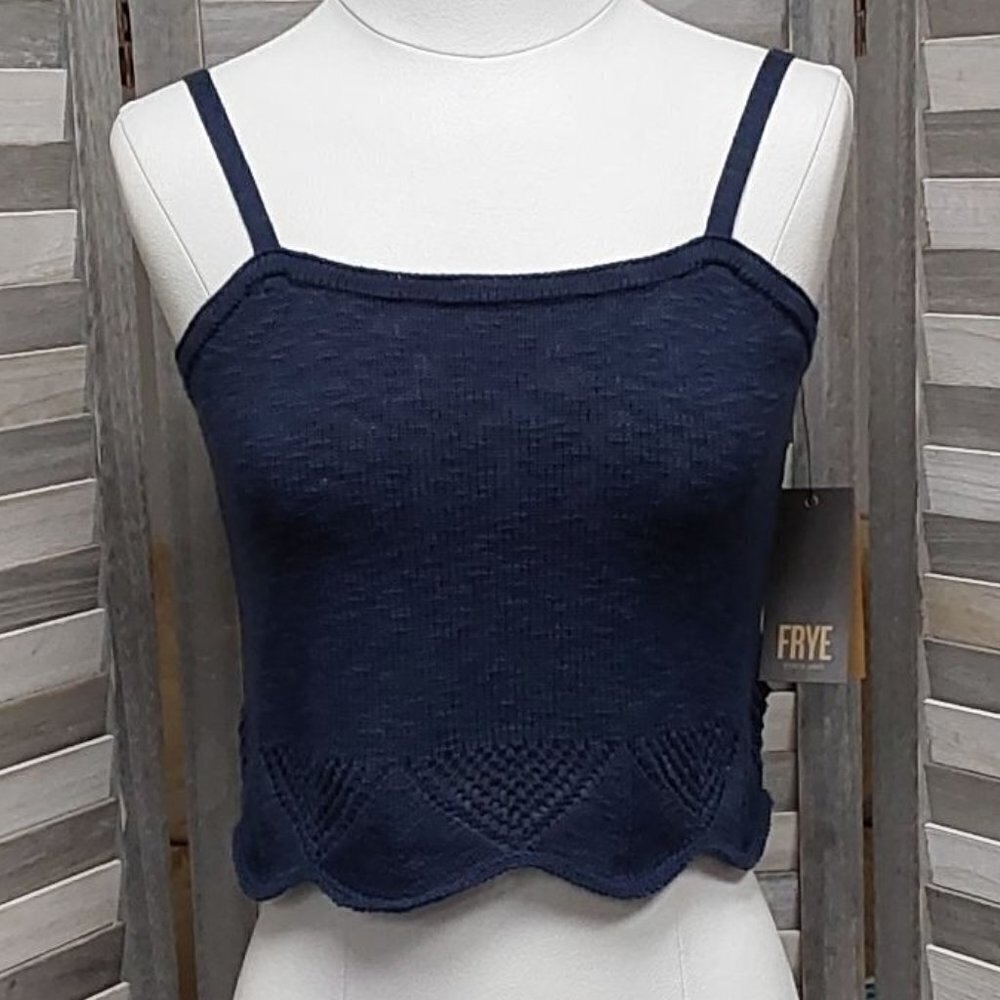 Crochet Hem Tank | Frye | X Large